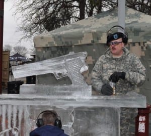 Ice sculpture gun