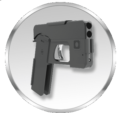 An image of a gun with a holster, highlighting the importance of DGUs for self-defense cases and potential litigation surrounding firearms during election seasons.