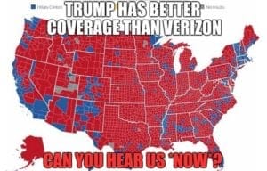 Trump has better coverage than Verizon
