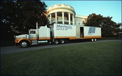 Obama moving van