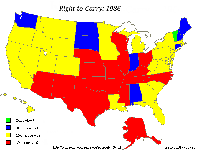 Growth of Right to Carry