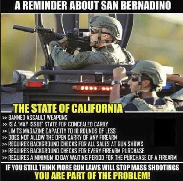 Reminder: San Bernadino