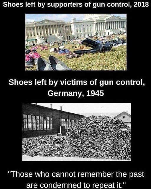 Gun control and shoes