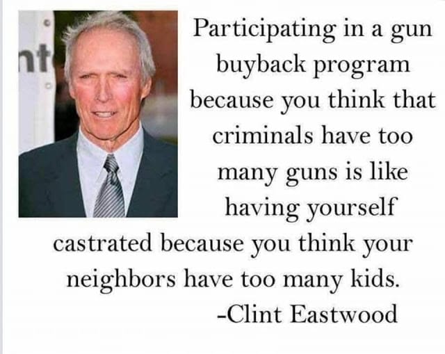 Clint Eastwood quote