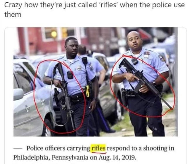They're just rifles?