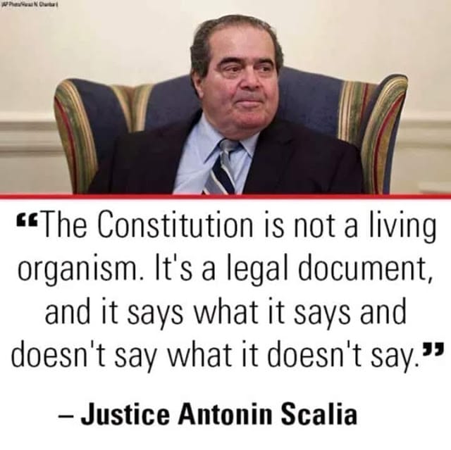 Justice Scalia quote
