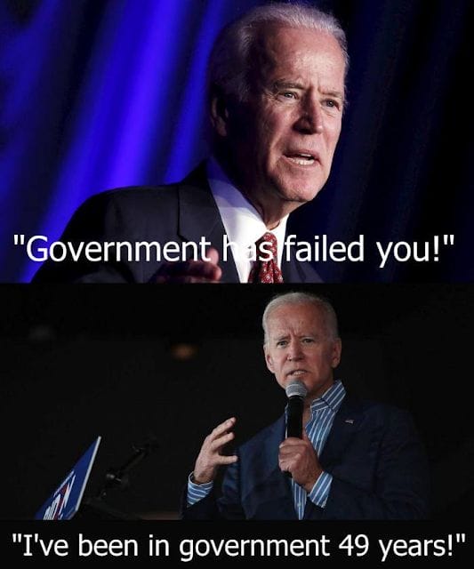 Biden: Government has failed you