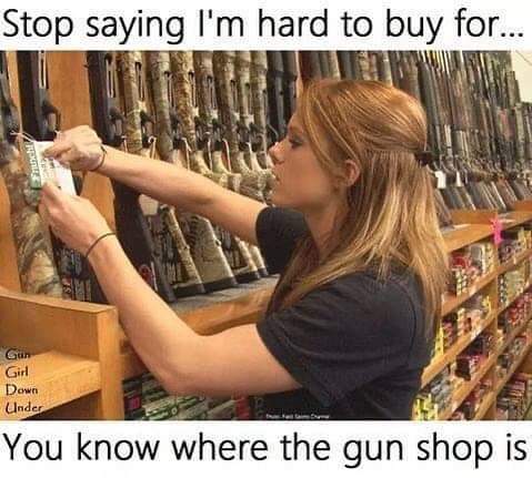 You know where the gun shop is