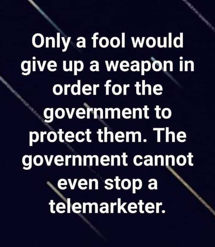 Government cannot even stop a telemarketer