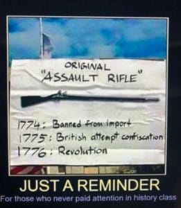 Original musket assault rifle