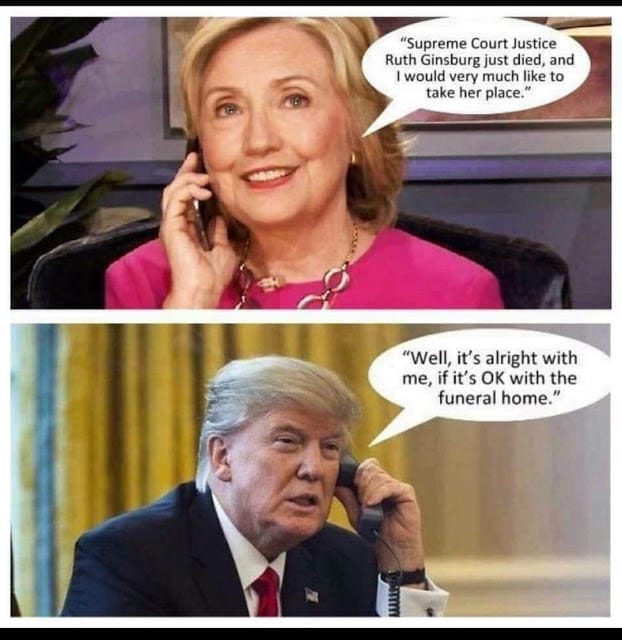 Clinton - Trump meme