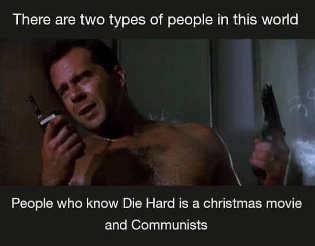 Die Hard is a Christmas movie