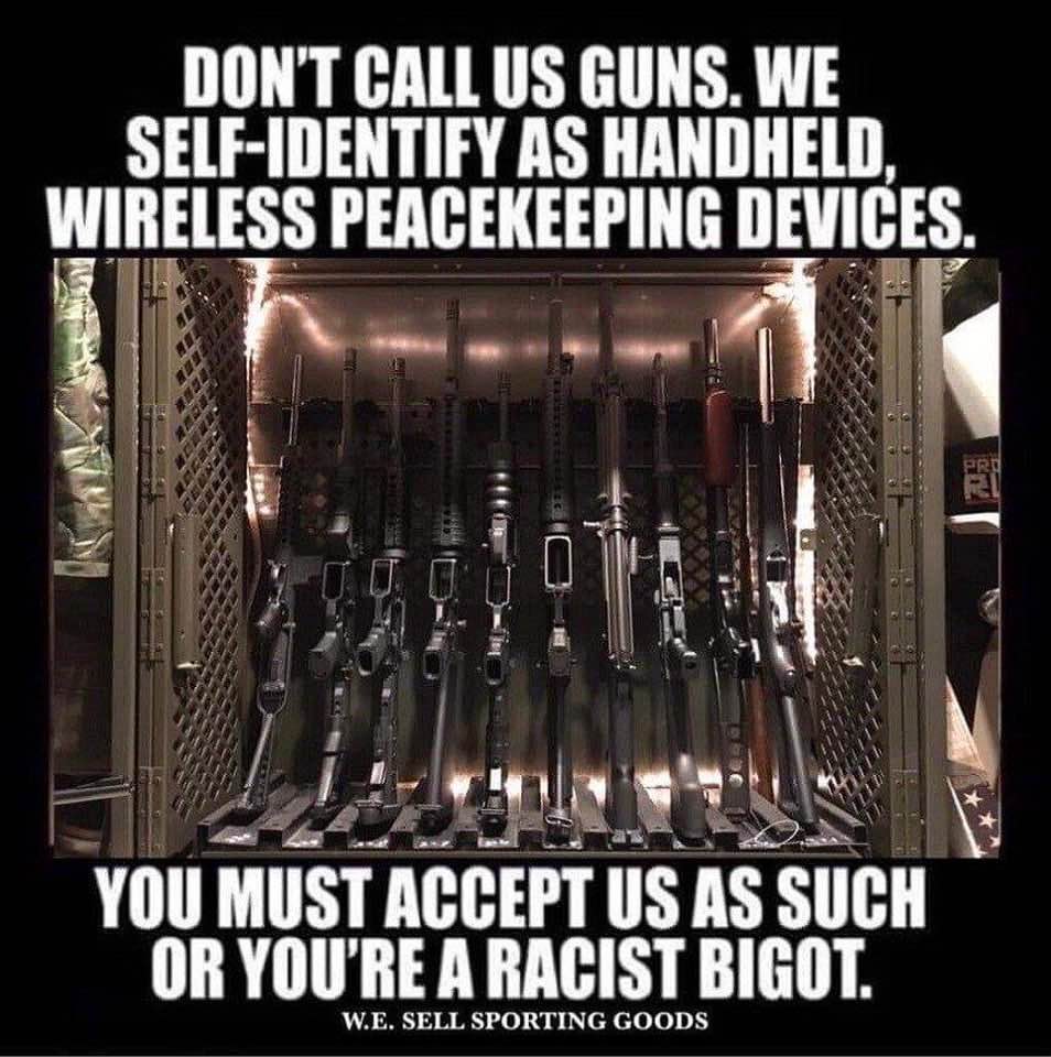 Don't call us guns