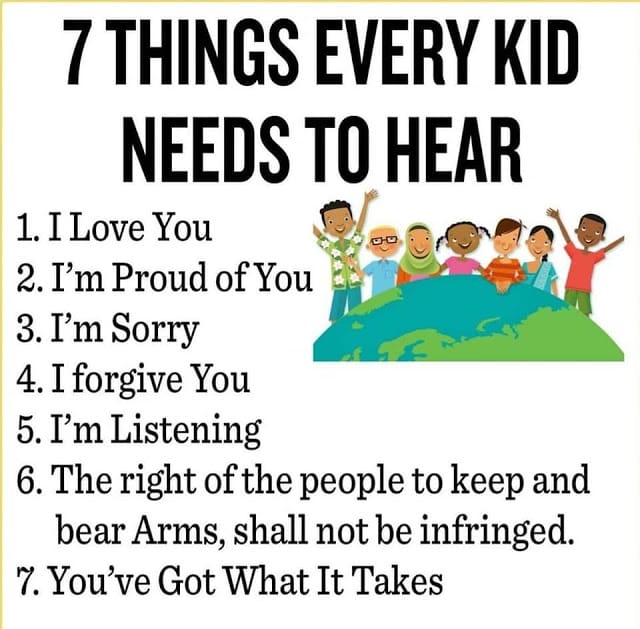 7 things every kid needs to hear