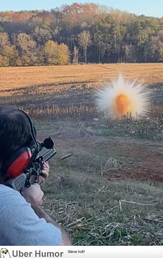 Exploding target