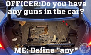 guns in your car?