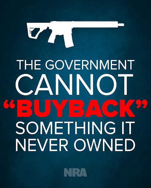 Government cannot "buyback" something it never owned