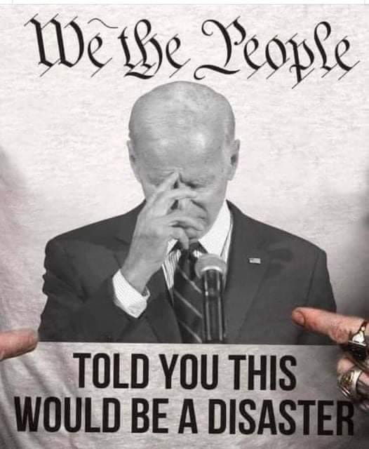 Biden = disaster