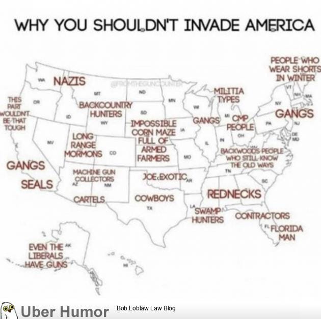 Why you shouldn't invade America