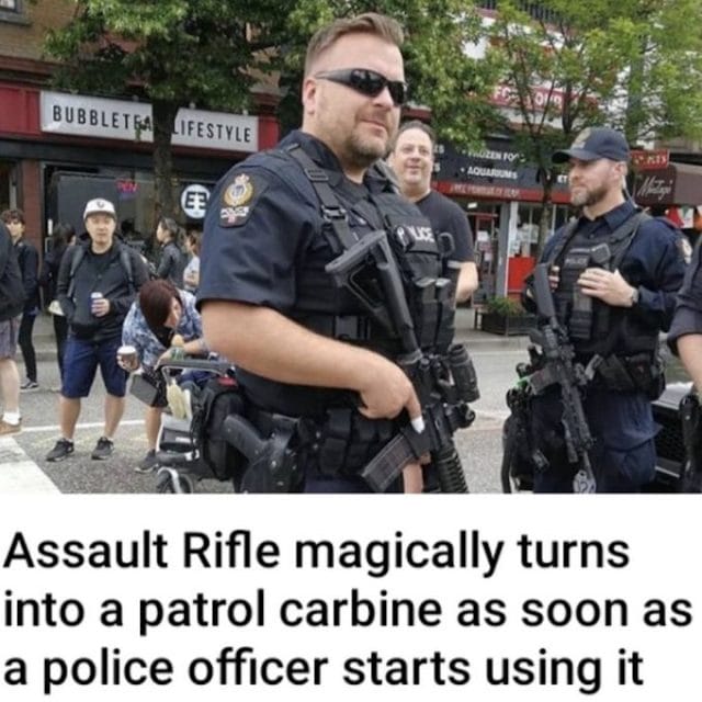 "assault rifle" or "patrol carbine"?