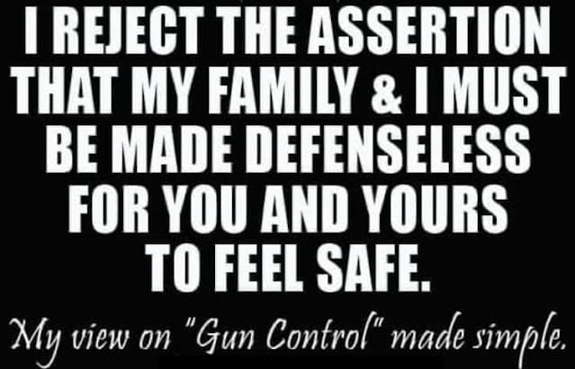 My view on "Gun Control" made simple