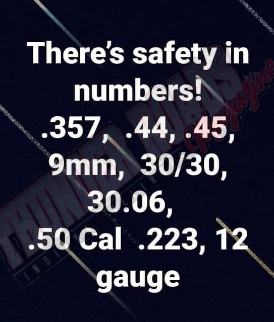 Safety in numbers