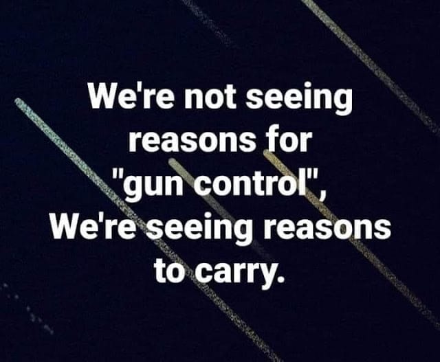 Reasons to carry