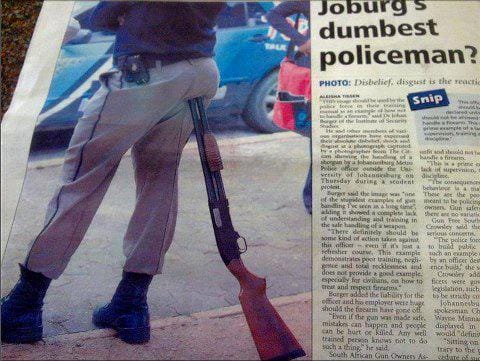 Joburg's dumpest policeman