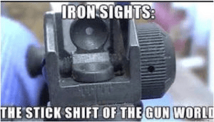 iron sights