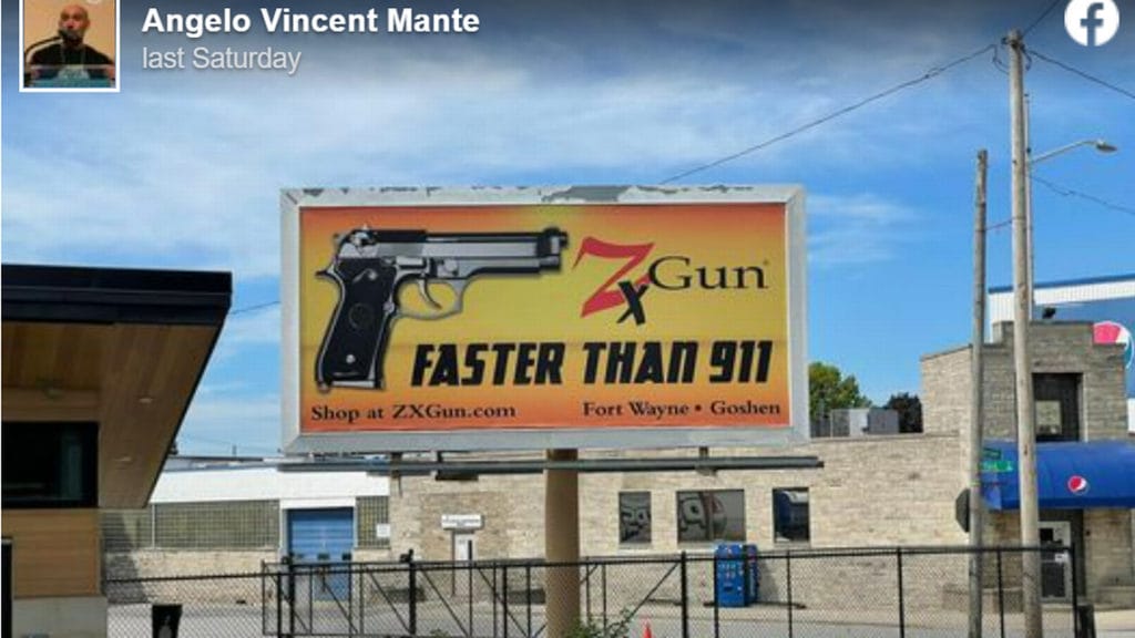 Gun Shop Billboard