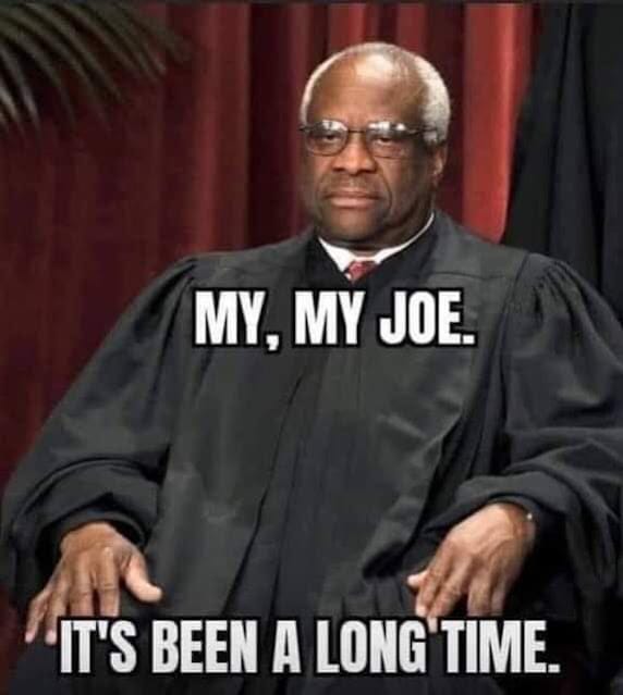 Justice Clarence Thomas meme