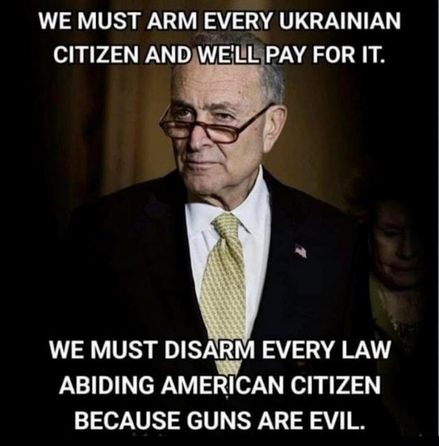 Democrats: arm Ukraine; disarm America