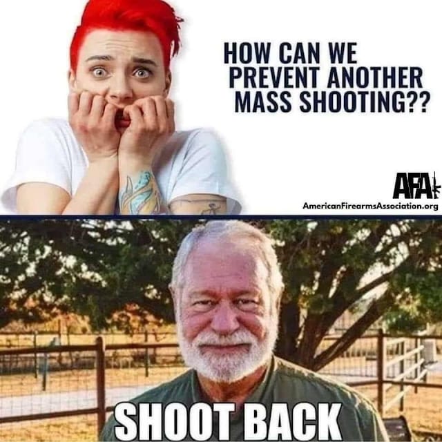 How to stop another mass shooting? Shot back!