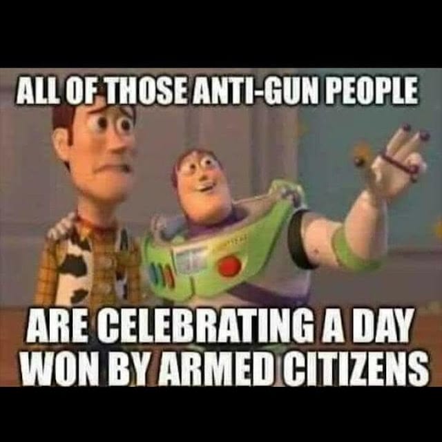 anti-gun celebrating holiday won by armed citizens