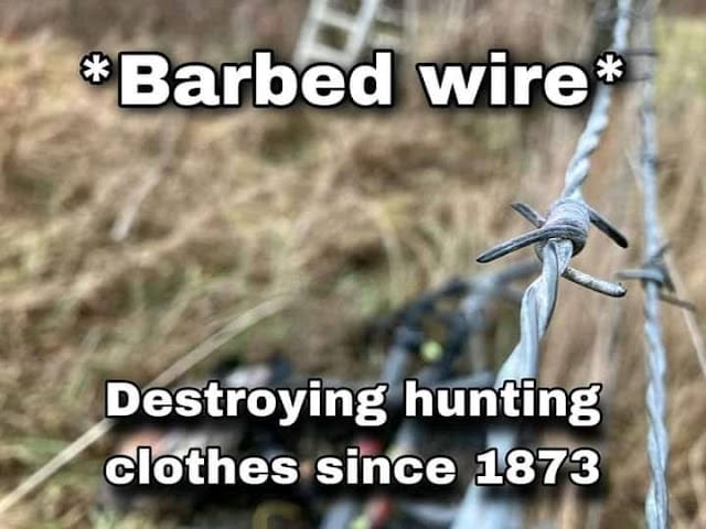 Barbed wire