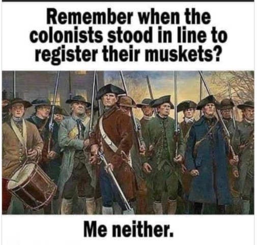 Register muskets?