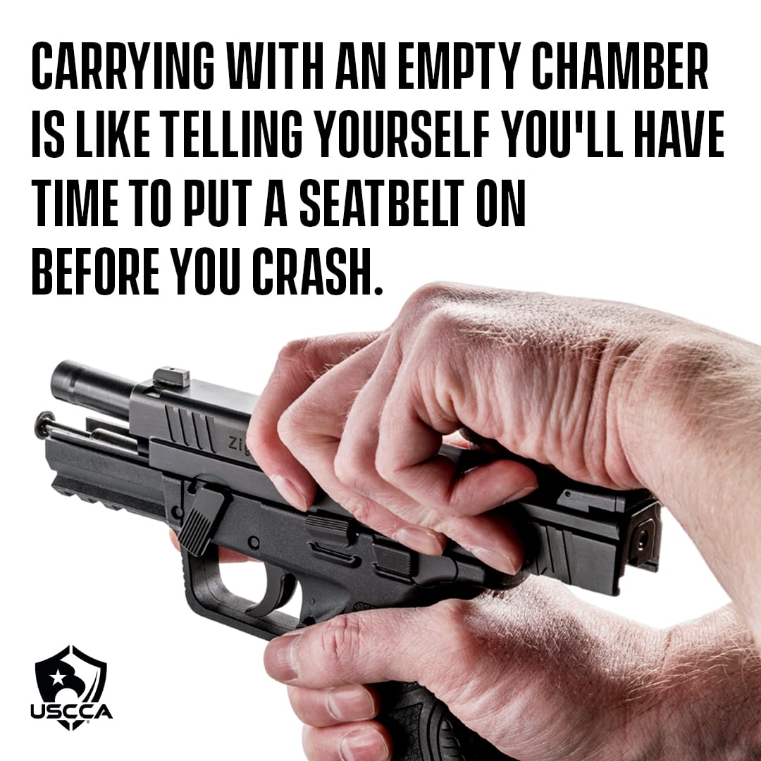 carrying with empty chamber